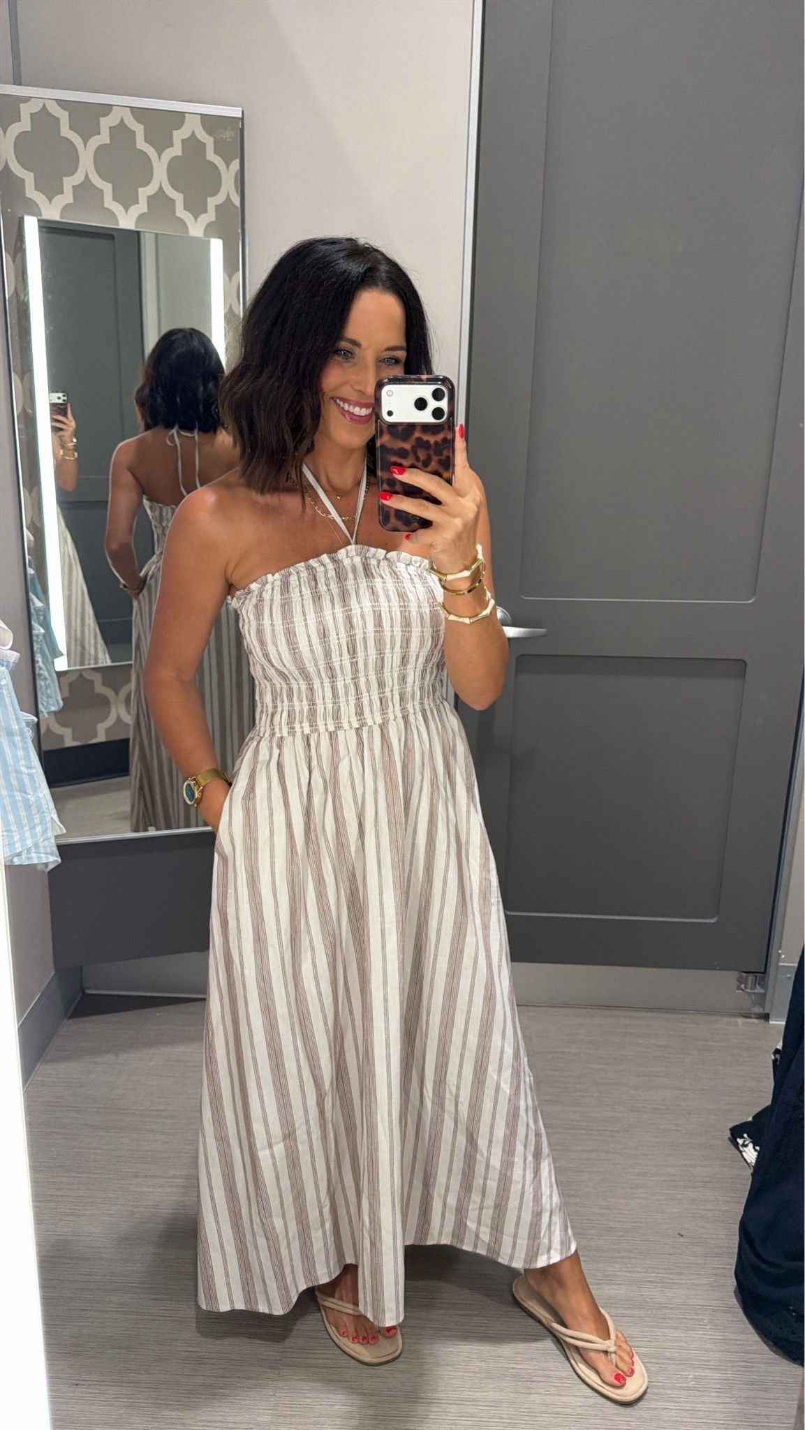 Love this easy striped maxi dress 🤍 The smocked top is so flattering, and yes… it has pockets!

Shop here.

Size XS
5’3” for reference

#TargetStyle #TargetFinds #TargetFashion #StripedDress #MaxiDress #AffordableFashion #EverydayStyle #SummerOutfit #NeutralStyle #OOTD #LTKStyle #LTKCreator #FashionFinds #TargetNewArrivals #CasualStyle