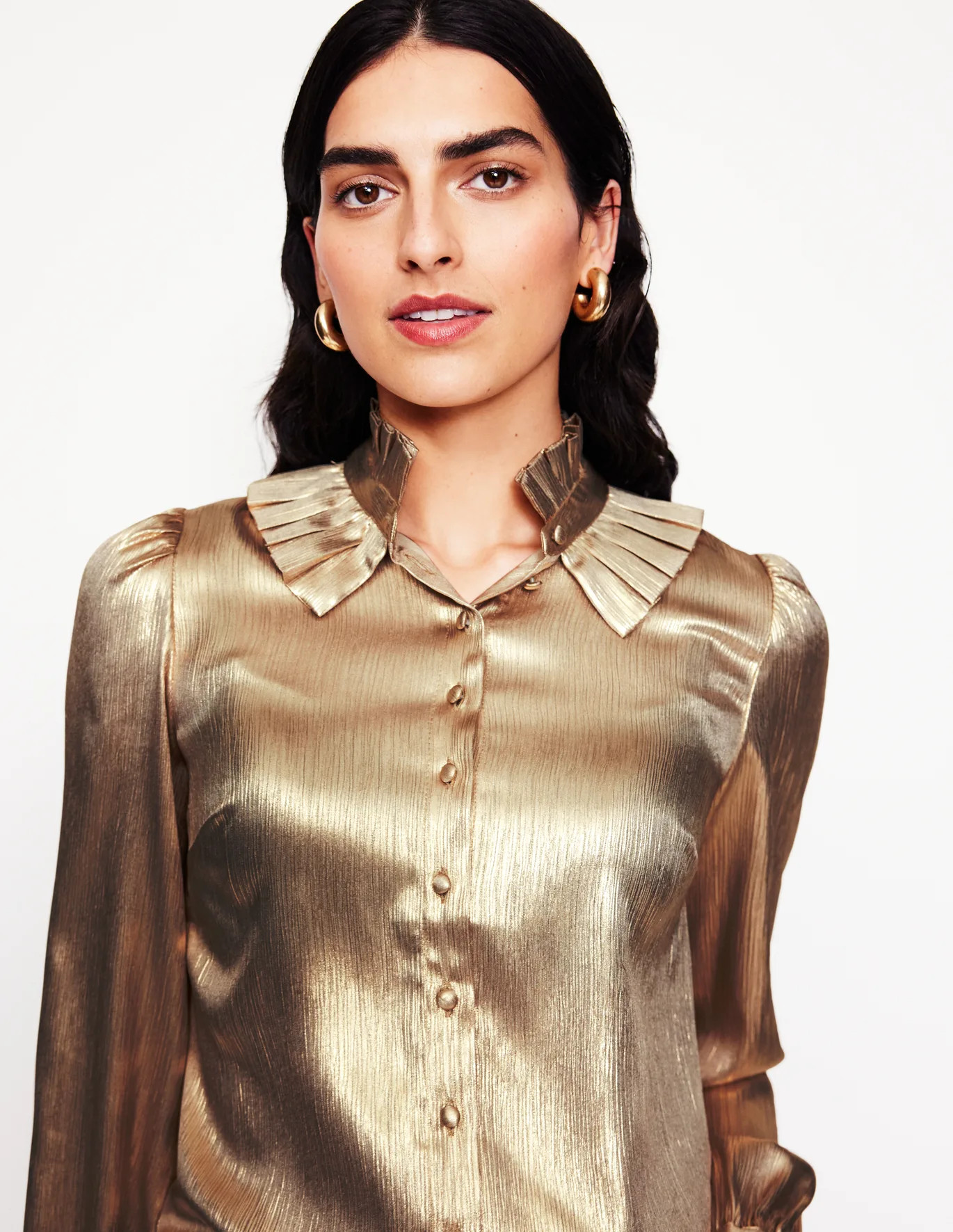 Ruffle Collar Party Blouse | Boden (US)