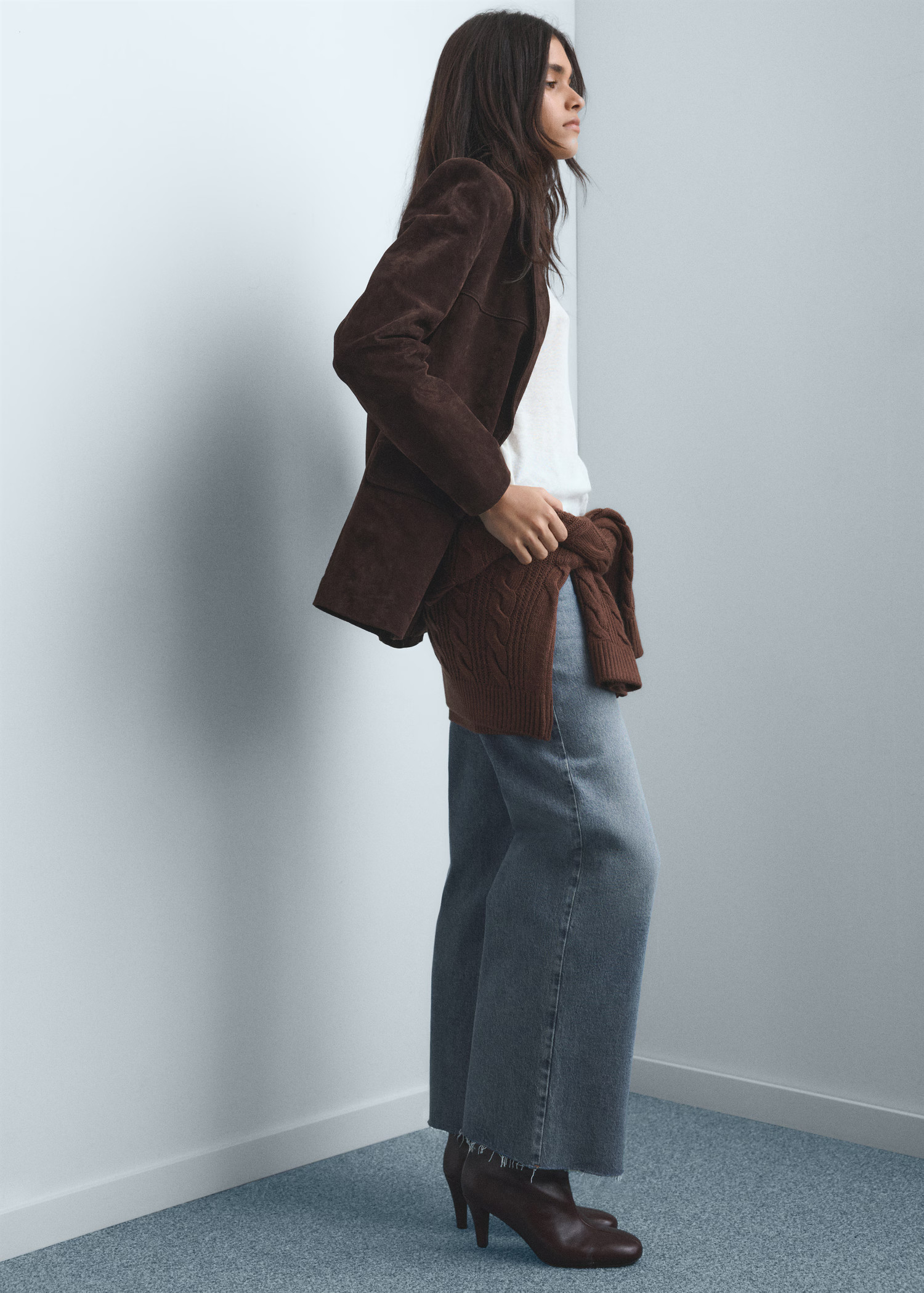 Catherin culotte high-rise jeans | MANGO (UK)