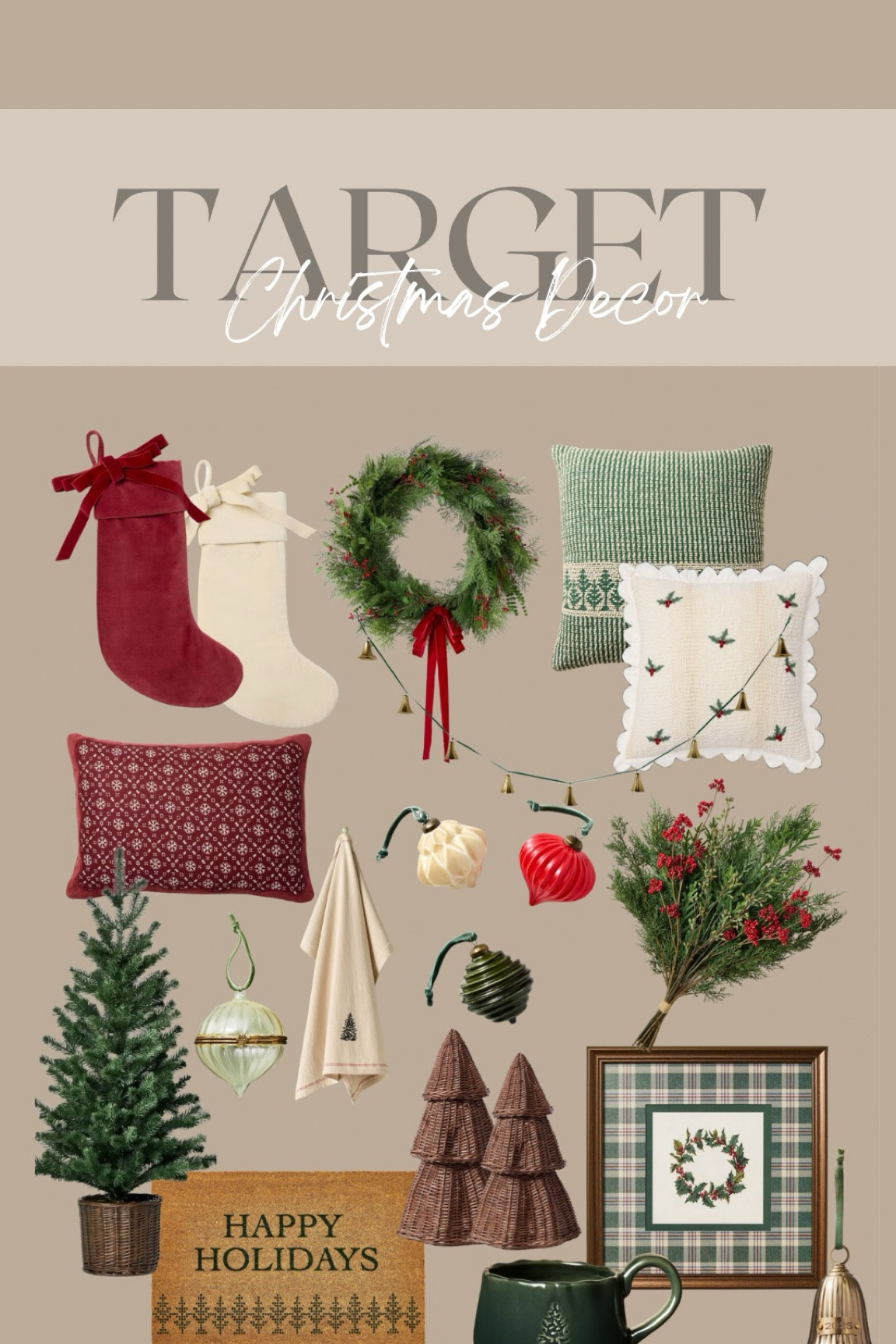 Target has their new Christmas decor out & on sale!! Every season gets better with their decor! 

#LTKSeasonal #LTKSaleAlert