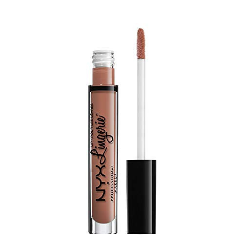 NYX PROFESSIONAL MAKEUP Lip Lingerie Matte Liquid Lipstick - Lace Detail, Nude Pink Beige | Amazon (US)