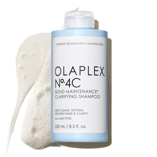Olaplex Nº.4C Bond Maintenance™ Clarifying Deep Cleansing Shampoo | Removes Damage Causing Impurities & Buildup | Helps Restore Color Vibrancy | For Coily, Curly, Straight, and Wavy, 8.5 Fl. Oz. | Amazon (US)