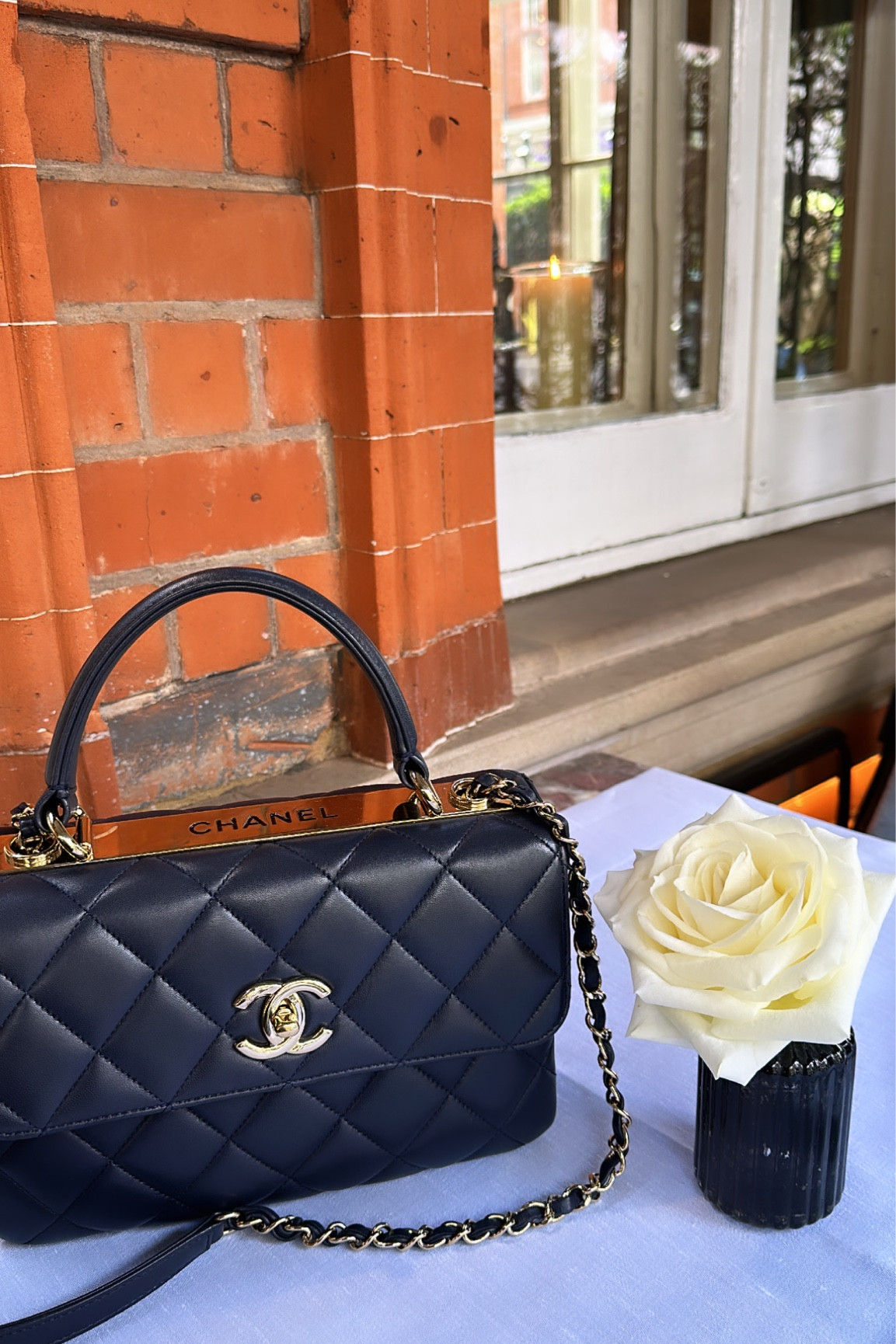 This was my first Chanel bag ever! I love it! 