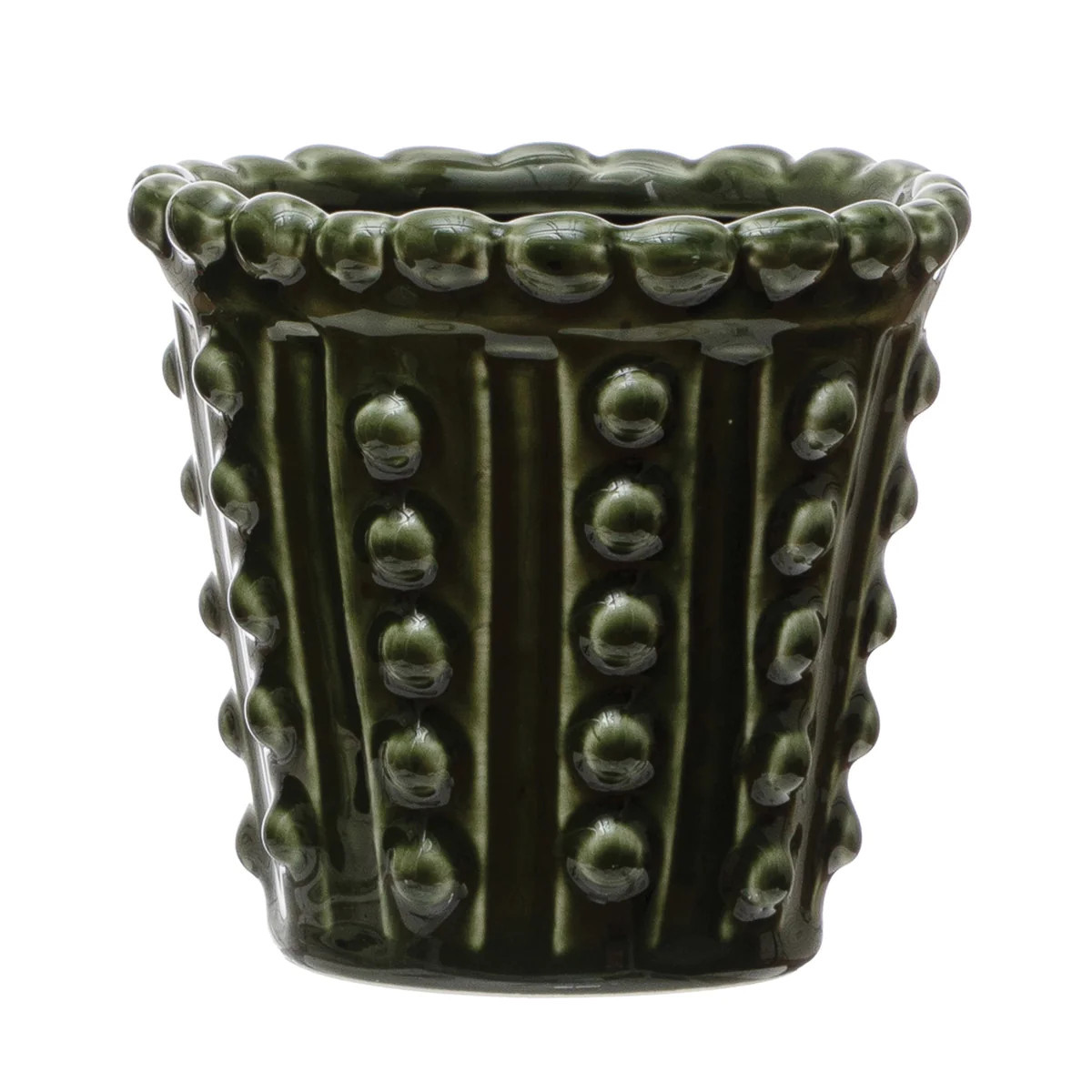 GREEN HOBNAIL PLANTER -  SMALL | Cooper at Home