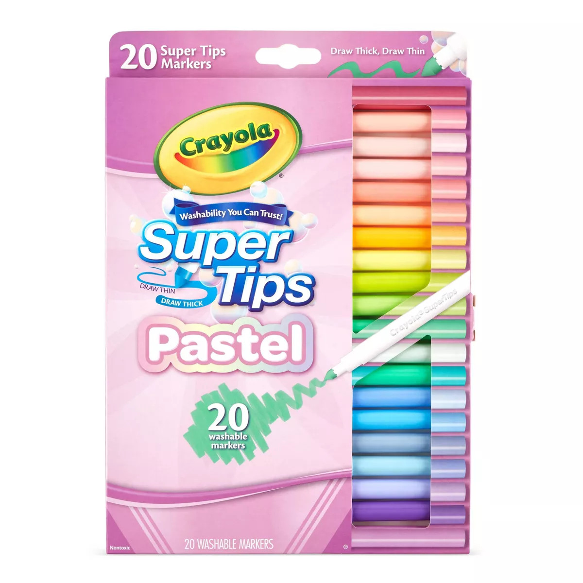Crayola Supertips 20ct Pastel Markers | Target