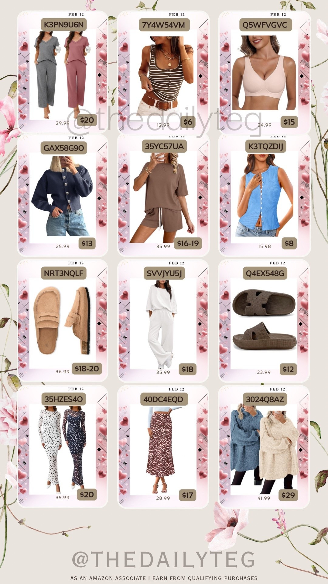Today’s Amazon daily deals you don’t want to miss 🤍 sharing comfy + cute finds I actually wear. Most under $30 👀
#dailydeals #amazondeals #affordablefinds #momlife #amazonfashion


#LTKmomlife #LTKU #LTKSaleAlert