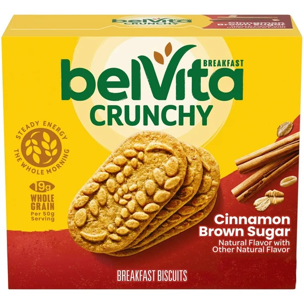 belVita Cinnamon Brown Sugar Breakfast Biscuits, 5 Packs (4 Biscuits Per Pack) | Walmart (US)