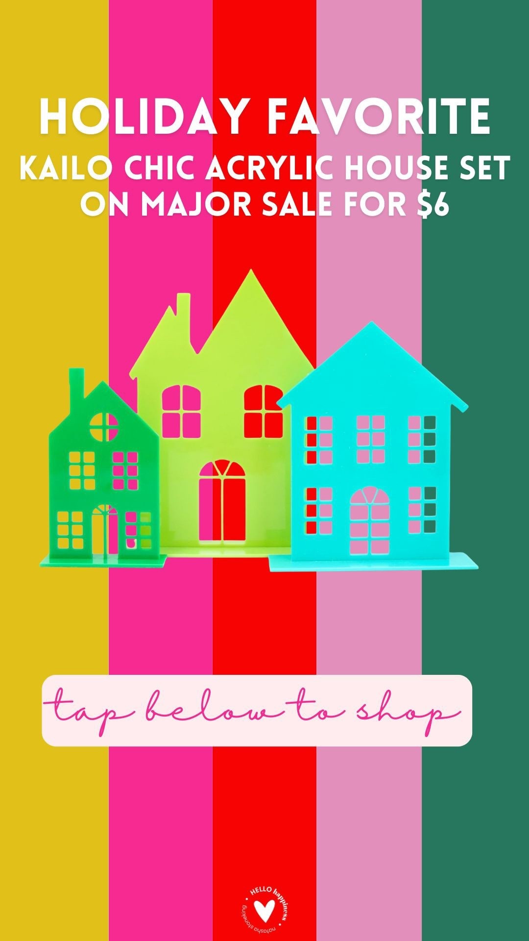 holiday favorite | kailo chic acrylic house set on sale for $6 

#LTKHoliday #LTKSaleAlert #LTKHome