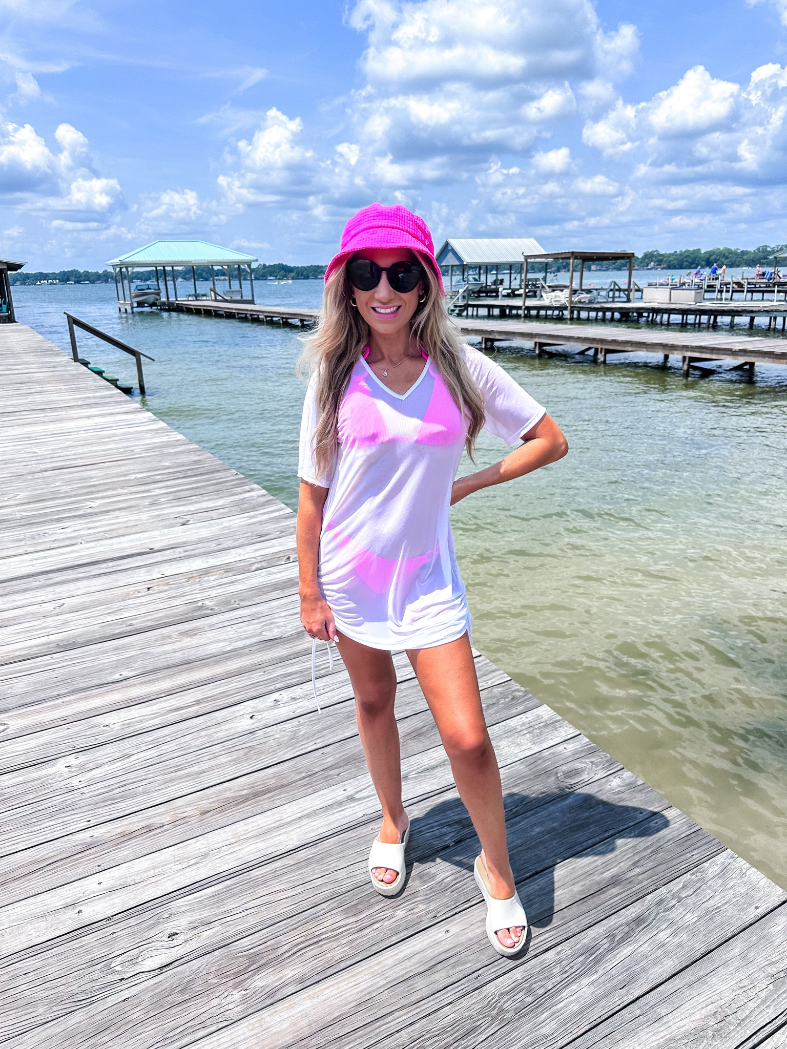 A 90s lake look. It’s all about the bucket hat for me ✌🏼

#LTKSwim #LTKStyleTip #LTKActive
