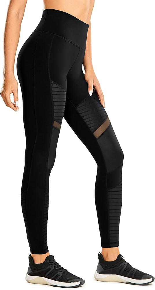 CRZ YOGA Women's Naked Feeling Workout Leggings 25 Inches / 28 Inches- High Waisted Moto Leggings... | Amazon (US)