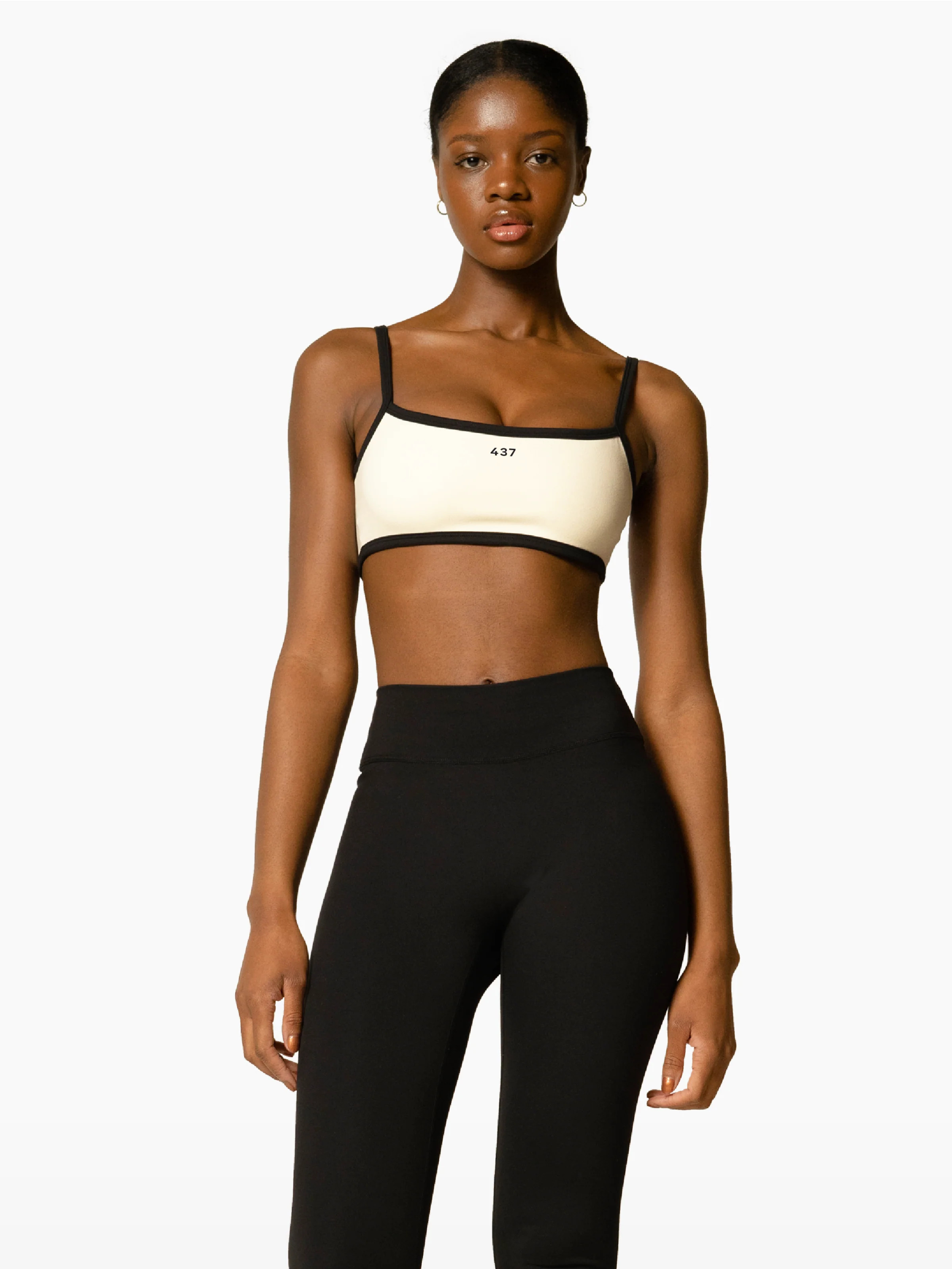 The Micro Bra / Crème-Black | 437