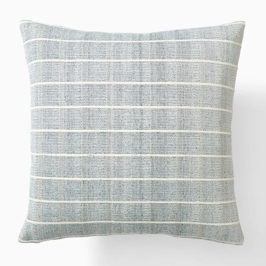 Corded Windowpane Pillow Cover | West Elm (US)