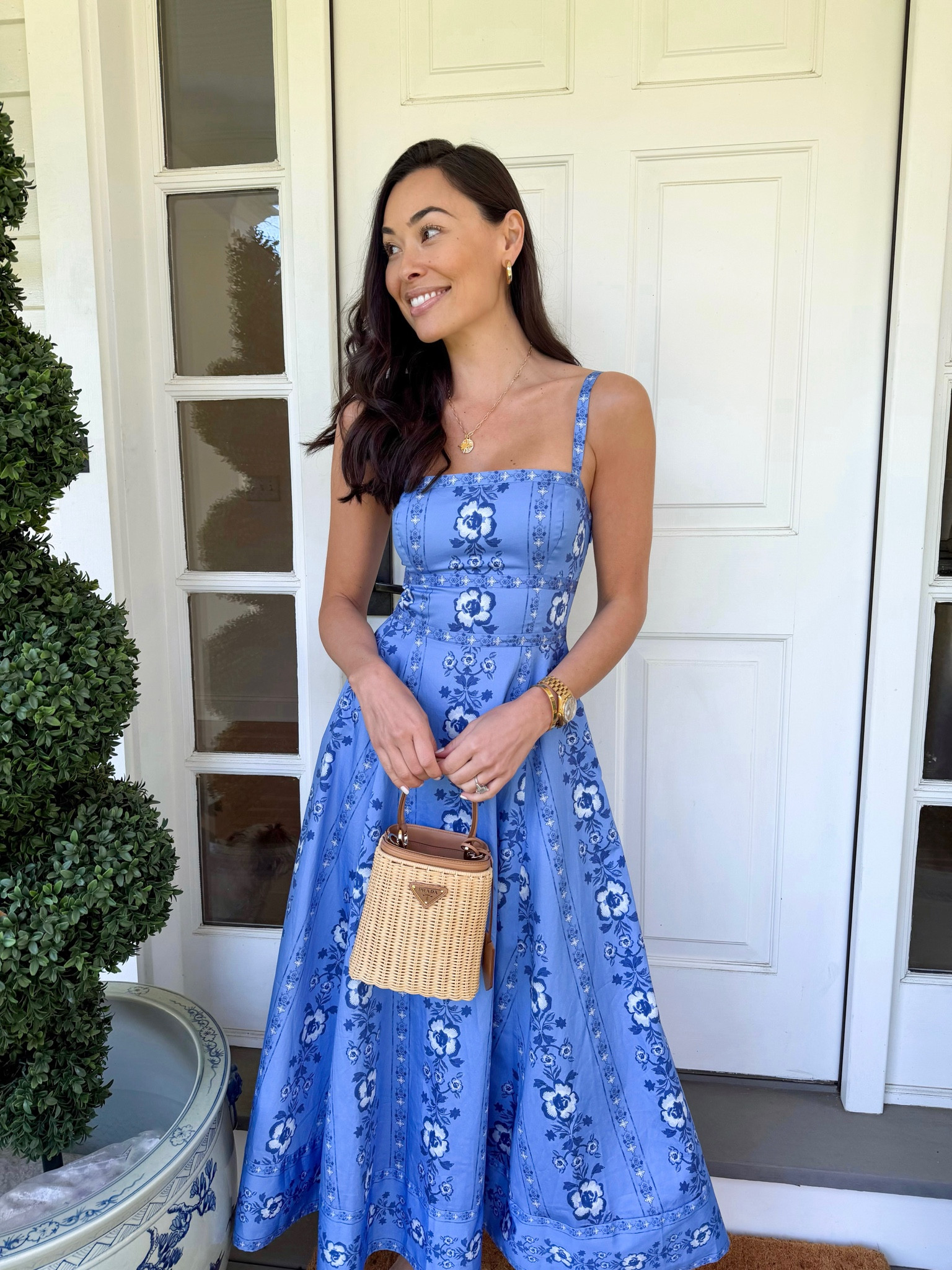Blue spring dress, blue summer dress, Hill House.

#LTKootd #LTKMothersDay #LTKSeasonal