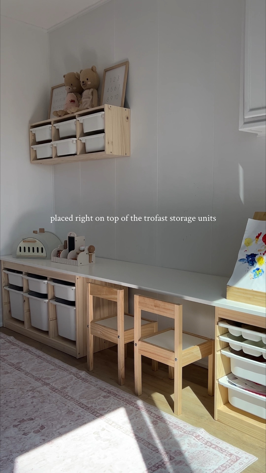 IKEA trofast desk diy ❤️

#LTKkids #LTKfamily #LTKhome