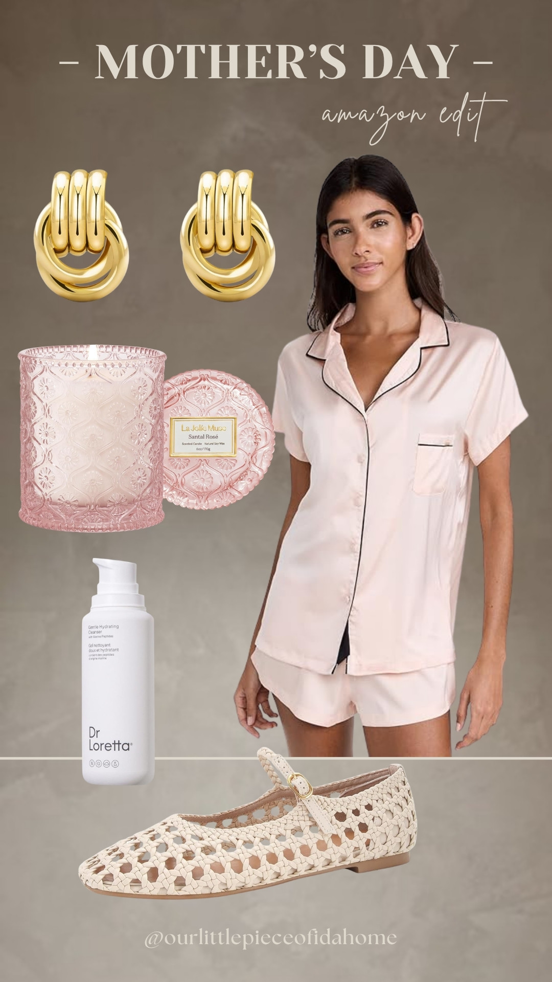 A few soft, feminine finds I’d happily gift for Mother’s Day this year.

From the satin pajamas and woven flats to the gold earrings, candle, and everyday skincare staples, these are the kinds of pieces that feel thoughtful, useful, and elevated. Everything is linked here.
@Amazon 

 #LTKU #LTKSaleAlert #LTKBeauty