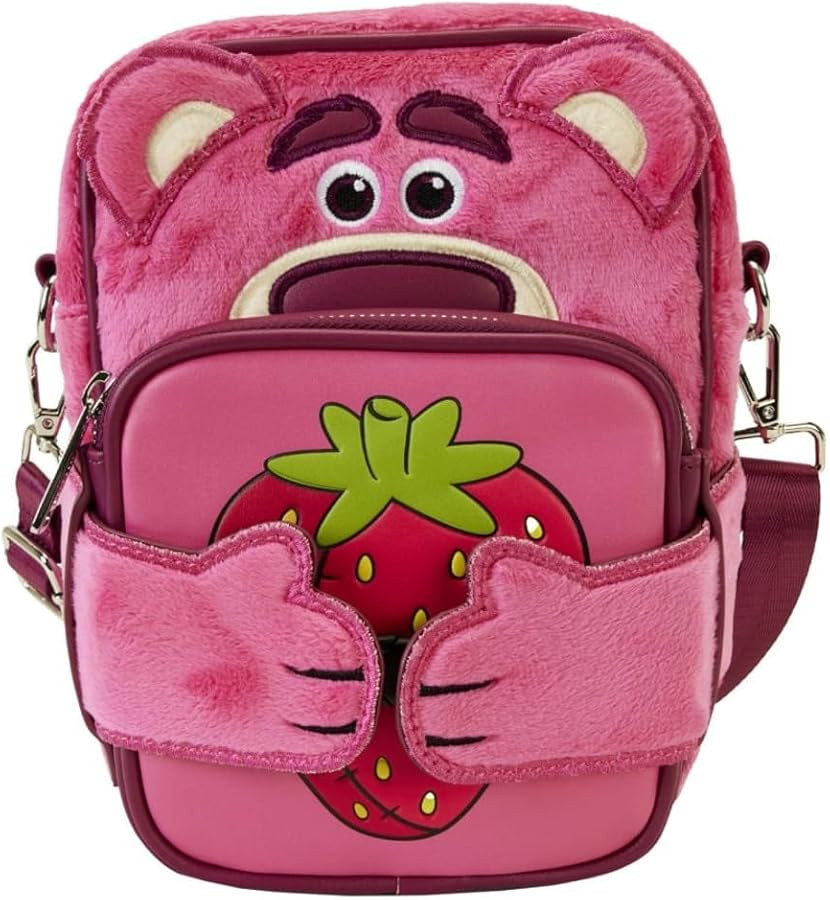 Loungefly Pixar Toy Story Lotso Plush Crossbuddies Crossbody Bag with Coin Bag | Amazon (US)