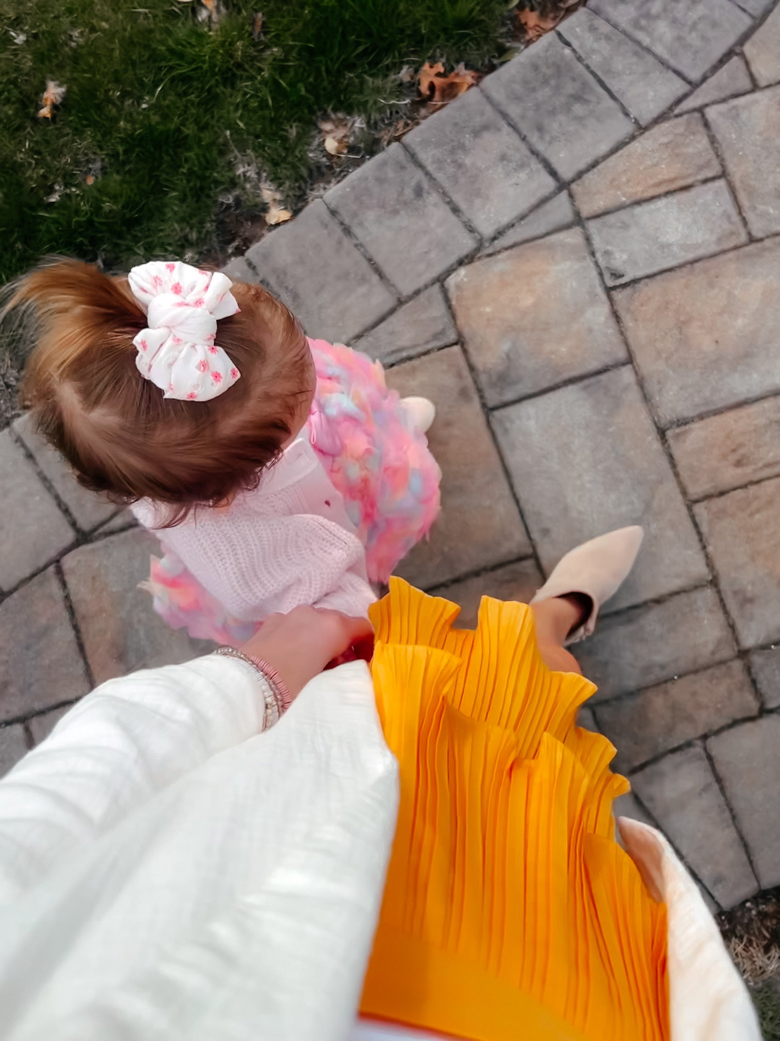 Pleated skirt ; spring outfit ; Easter outfit ; yellow skirt ; vacation outfit ; trending spring colors ; mom and daughter 

Bow @tyednknots - code JULES 

#LTKfindsunder50 #LTKSeasonal #LTKstyletip