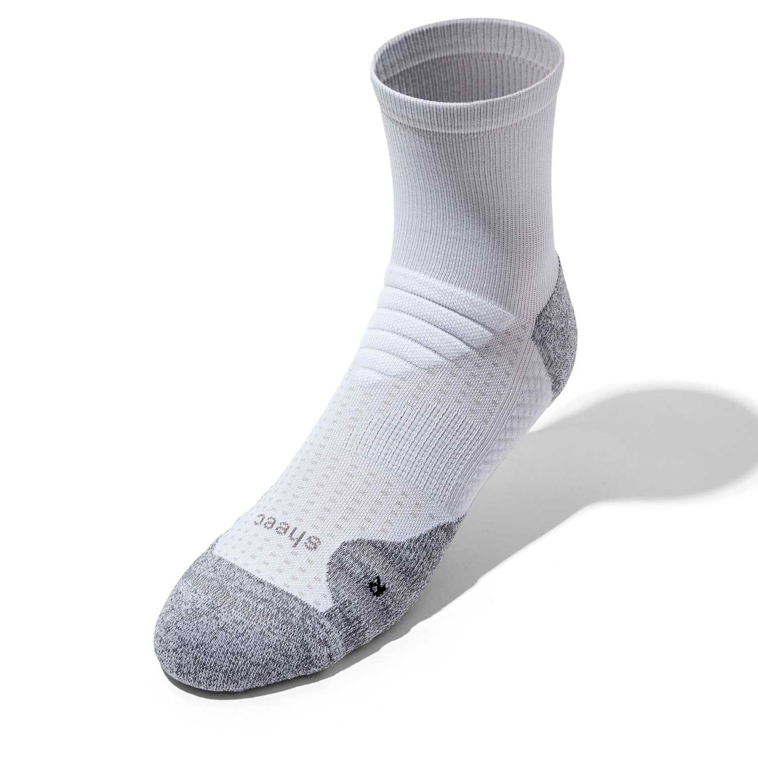 ComFits Compression Aqua-X AeroDri Quarter Socks | CHALK WHITE | Sheec Socks