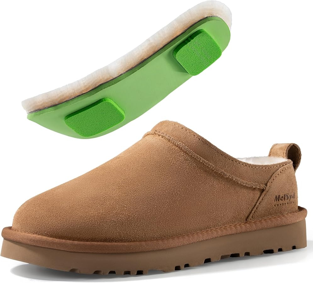 MelSyd Classic Micro Mini Boots: 100% Australian Sheepskin Lined - Waterproof Suede with Elastic ... | Amazon (US)