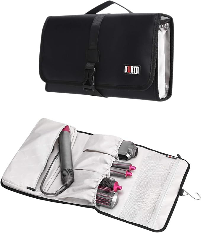 BUBM Waterproof Travel Storage Case Organizer for Dyson Airwrap, Pre-Styling Dryer, 4 Curling Bar... | Amazon (US)