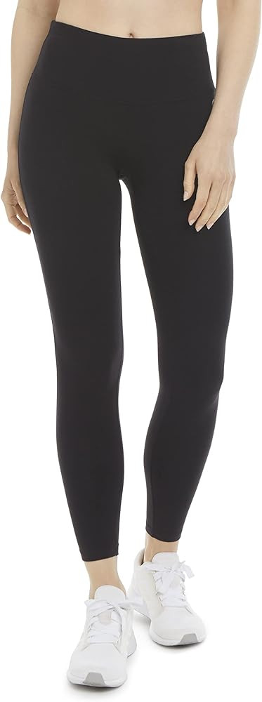 Energy Zone Womens Cotton Stretch High Waist Ankle Legging | Amazon (US)