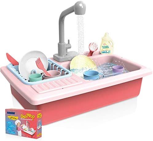 Kids Kitchen Sink Play Set- Fun & Educative Kids Toy- Water Cycling Kitchen Sink for Kids- Above 3 Y | Amazon (US)