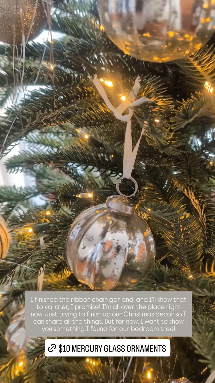 The prettiest Mercury glass ornaments you ever did see... And they're under $10! 

#LTKHoliday #LTKSeasonal #LTKHome