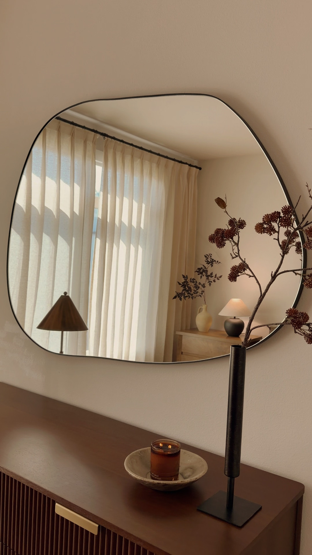 Organic mirror Black ✨ - guest room links

#LTKHome #LTKSeasonal #LTKStyleTip