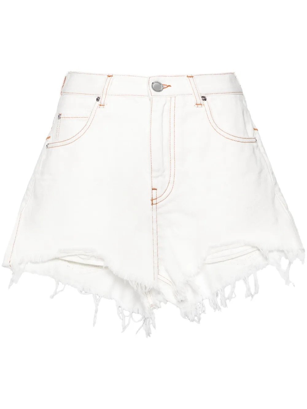 Honey frayed denim shorts | Farfetch Global