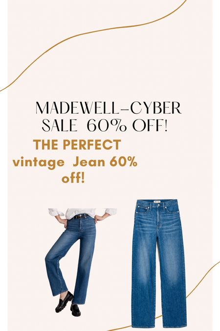 Madewell perfect vintage jean 60% off 

#LTKfit #LTKsalealert #LTKunder100