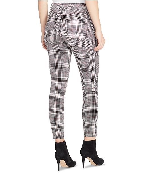 WILLIAM RAST Sculpted Plaid Ankle Skinny Jeans & Reviews - Jeans - Juniors - Macy's | Macys (US)