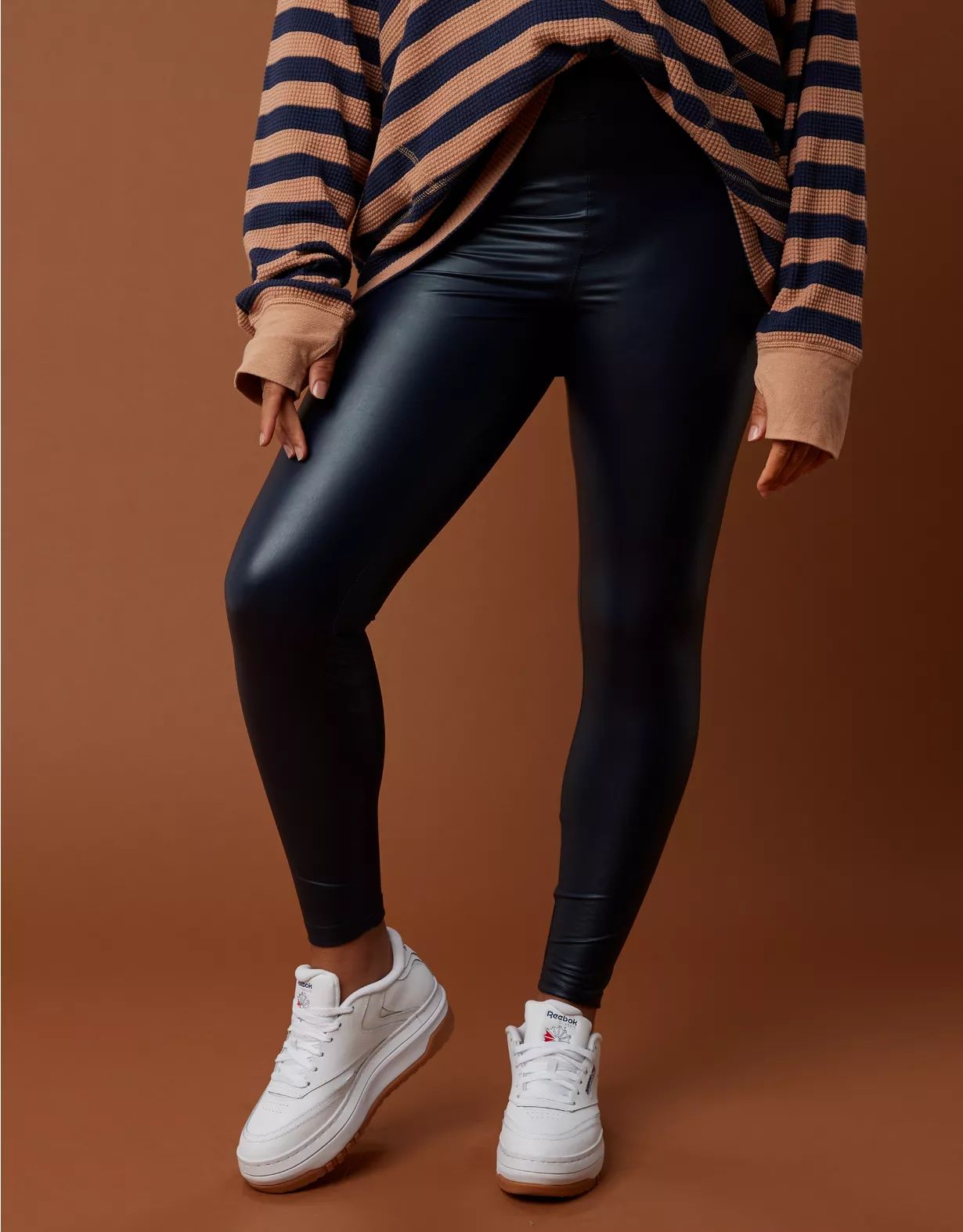 OFFLINE By Aerie Real Luxe Faux Leather Legging | Aerie