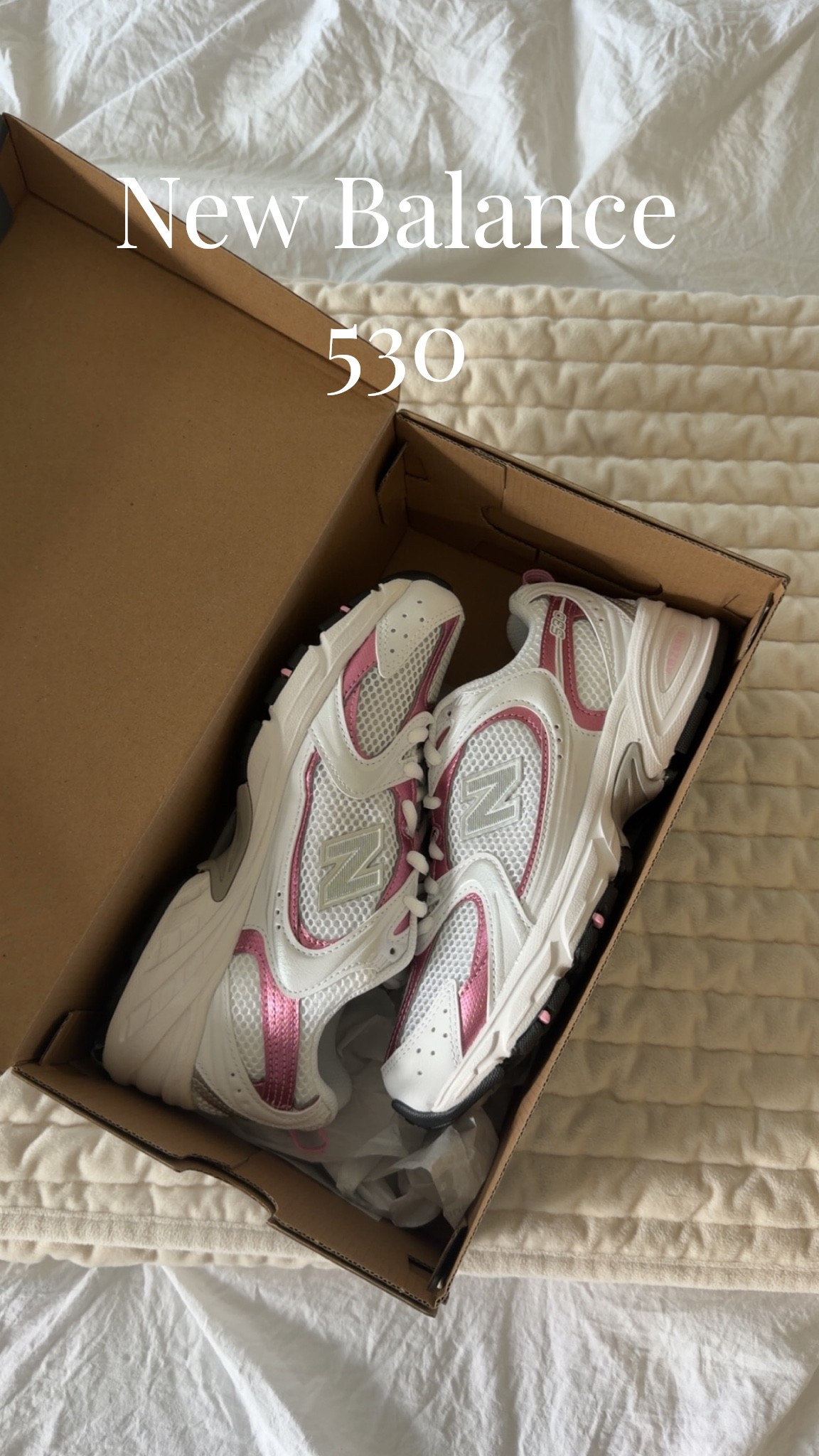 New Balance 530 white/pink

#LTKfitnessgoals #LTKActive