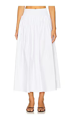 Solid & Striped The Noreen Skirt in Optic White from Revolve.com | Revolve Clothing (Global)