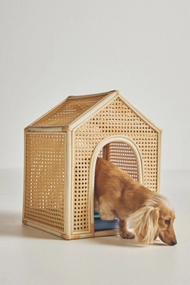 Rattan Dog House | Anthropologie (US)