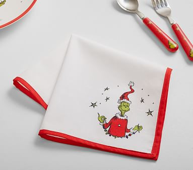 Dr. Seuss's The Grinch™ Napkin | Pottery Barn Kids | Pottery Barn Kids