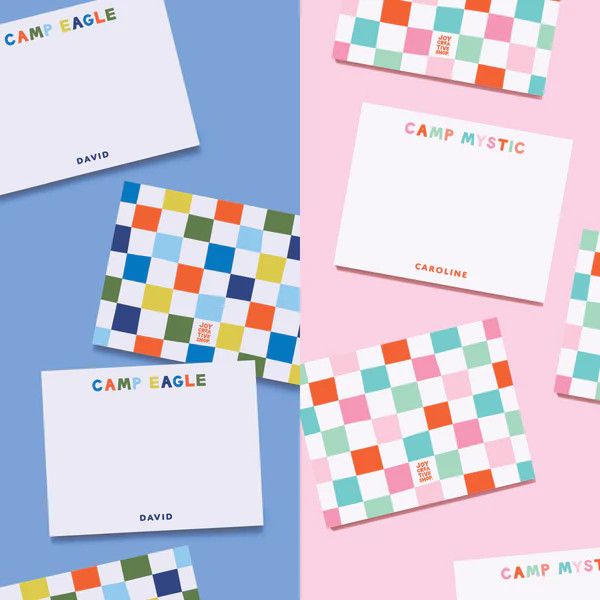 Camp Vibes Personalized Stationery | Joy Creative Shop
