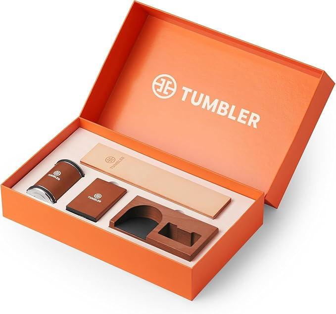 Tumbler Rolling Knife Sharpener Starter Set - Knife Sharpening Made Easy - Complete Gift Set | Amazon (US)