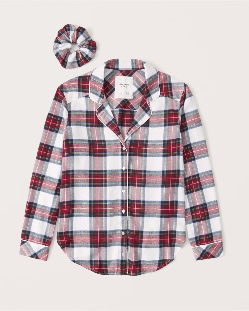 Flannel Pajama Shirt | Abercrombie & Fitch (US)