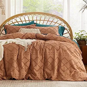 Bedsure Duvet Cover King Size - King Duvet Cover, King Boho Bedding for All Seasons, 3 Pieces Emb... | Amazon (US)