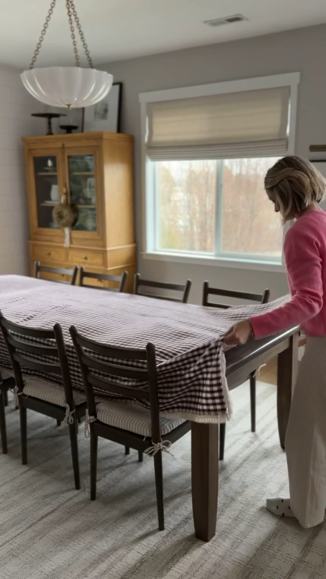 I have had my eye on this tablecloth for quite some time now and I finally had the chance to grab it! It’s perfect for adding warmth to your table, and I love the border texture. It’s the prettiest rich brown shade! 

#LTKHome