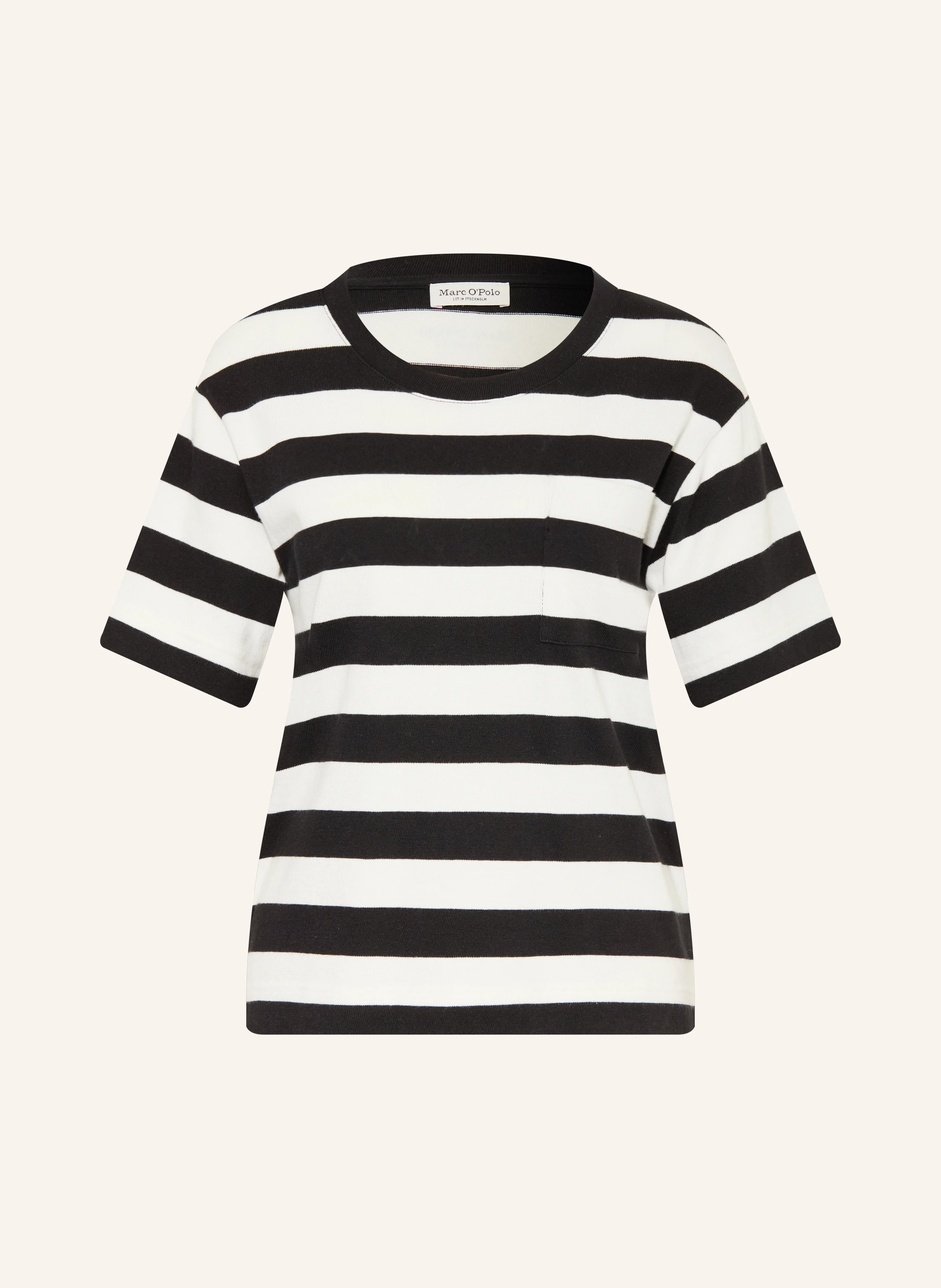 Marc O'Polo Strickshirt in dunkelblau / weiss | Breuninger (DACH)