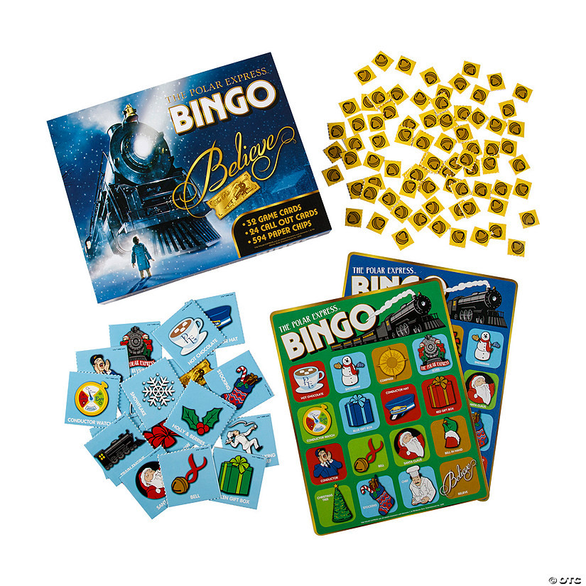 The Polar Express™ Believe Bingo Game for 32 Players - 40 Pc. | Oriental Trading Company