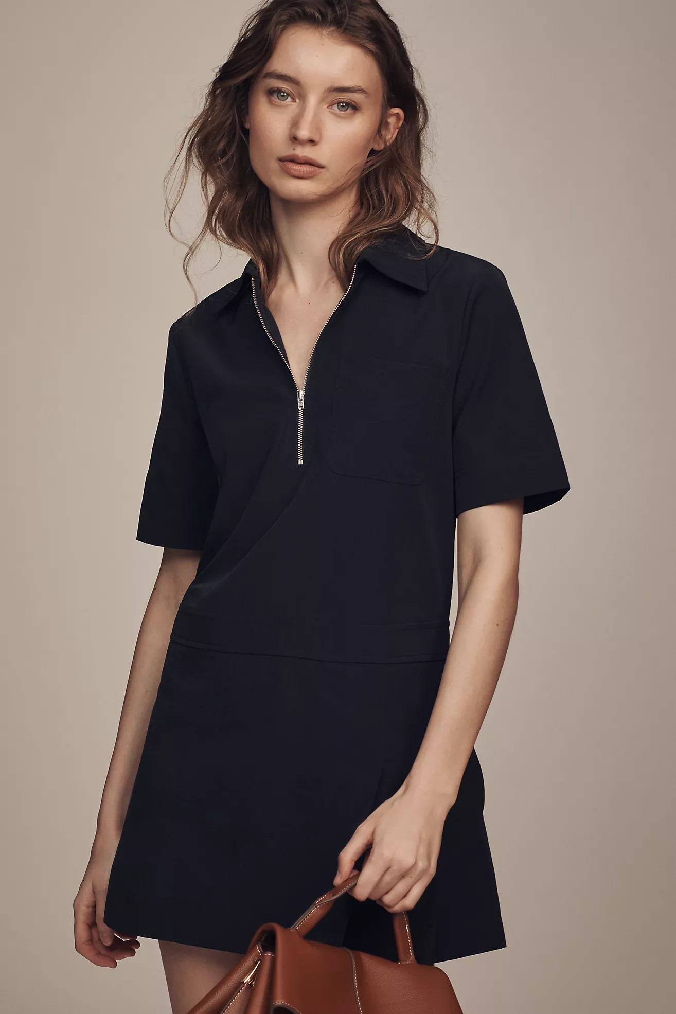 ALIGNE Yolanda Pleated Mini Dress | Anthropologie (US)