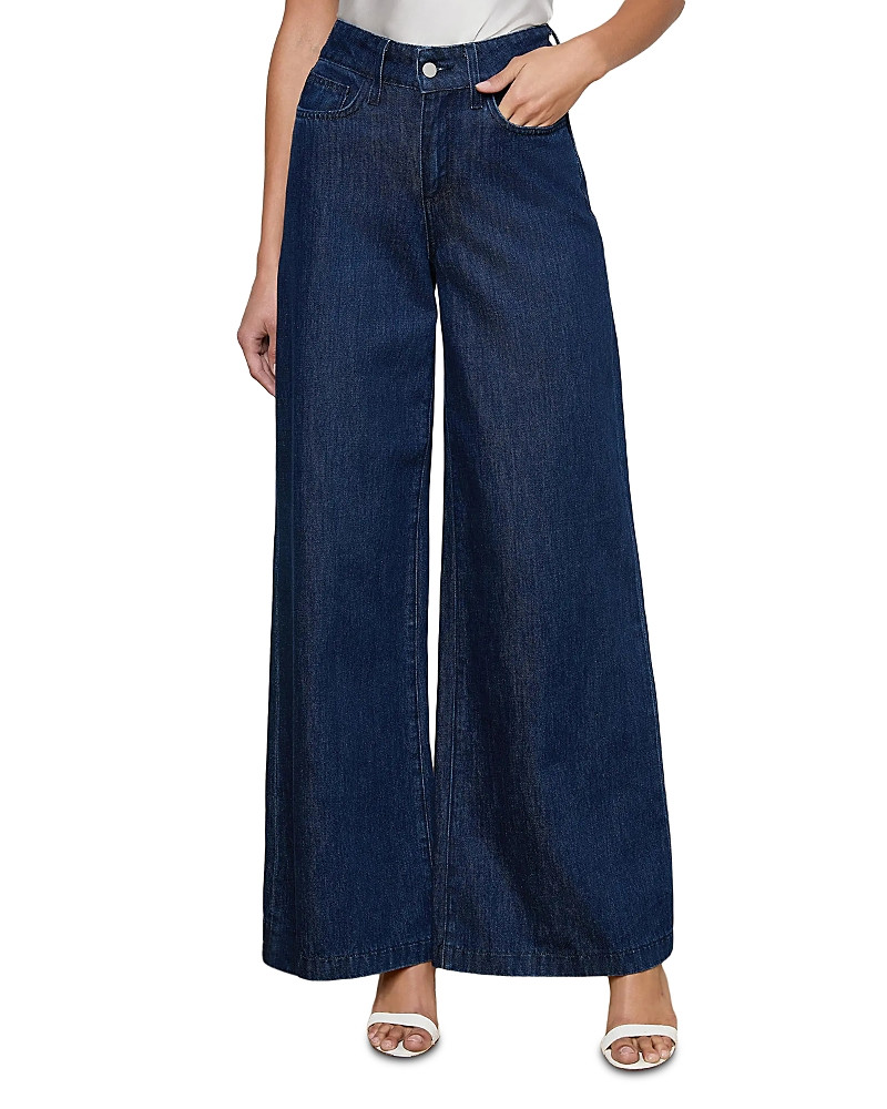 L'Agence Pacey High Rise Wide Leg Jeans in Hobart | Bloomingdale's (US)