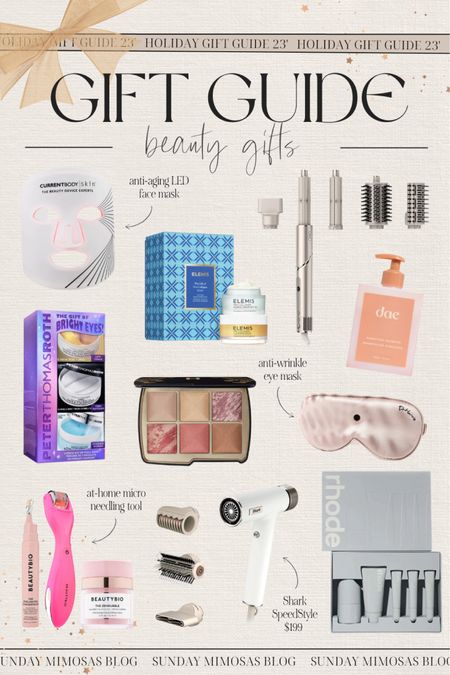 HOLIDAY GIFT GUIDE: Beauty Gifts 🎁☃️ Here are our top recommended beauty gift ideas that any girl is guaranteed to love. 

From the new anti-wrinkle sleep mask and the Shark SpeedStyle hair dryer to CurrentBody’s red light therapy face mask and the Rhode skincare set, you can’t go wrong with these holiday beauty gifts for her!

#holidaygiftguide #beautygiftideas #sephorabeautygiftset skincare gift sets, makeup gift sets, Sephora holiday gifts, Sephora gift sets. Sephora sale, holiday beauty gift sets, Sephora beauty gift sets, Christmas gifts for teen girls, shark speedstyle, Shark hair tools, beautybio gift set, shark air wrap, Dae shampoo, teen girl gift, tween girl gifts, gifts for her, gift guide for her, gifts for sister, gifts for girlfriend, gifts for daughter, teenage girl gifts, teen girl gift guide, Christmas gifts for college girl

#LTKHoliday #LTKGiftGuide #LTKSeasonal