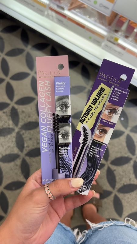 #AD Trying Pacifica Beauty’s Vegan Collagen Fluffy Lash Mascara and their Activist Volume & Curl Mascara! They’re clean, 100% vegan and cruelty-free and these mascaras come in a glass bottle so they can be recycled! 🤍@target ﻿#pacificabeauty﻿#Target #TargetPartner @PacificaBeauty