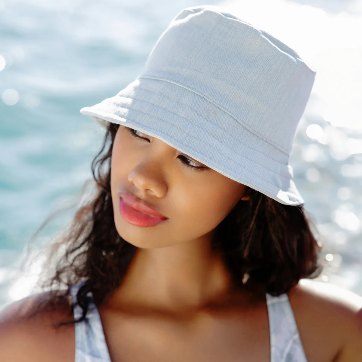 Washed - Denim Bucket Hat | You Go Natural