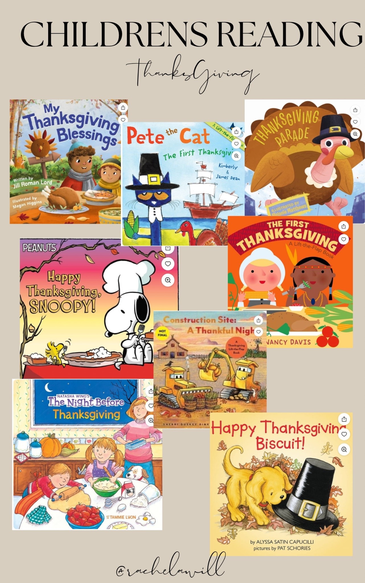 📚 Tap to shop our favorite Thanksgiving reads for kids — from heartwarming tales to silly turkey adventures!

#LTKfamily #LTKkids #ThanksgivingBooks #Storytime #FallFavorites #LTKHoliday #ThankfulHearts