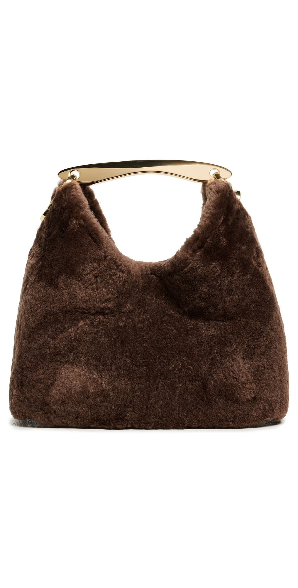 Elleme Small Boomerang Shearling Bag Brownie One Size | Shopbop